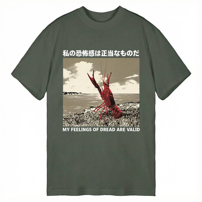 Modecanvas Japanese Crawfish DTG Printing Classic T-Shirt-modecanvas