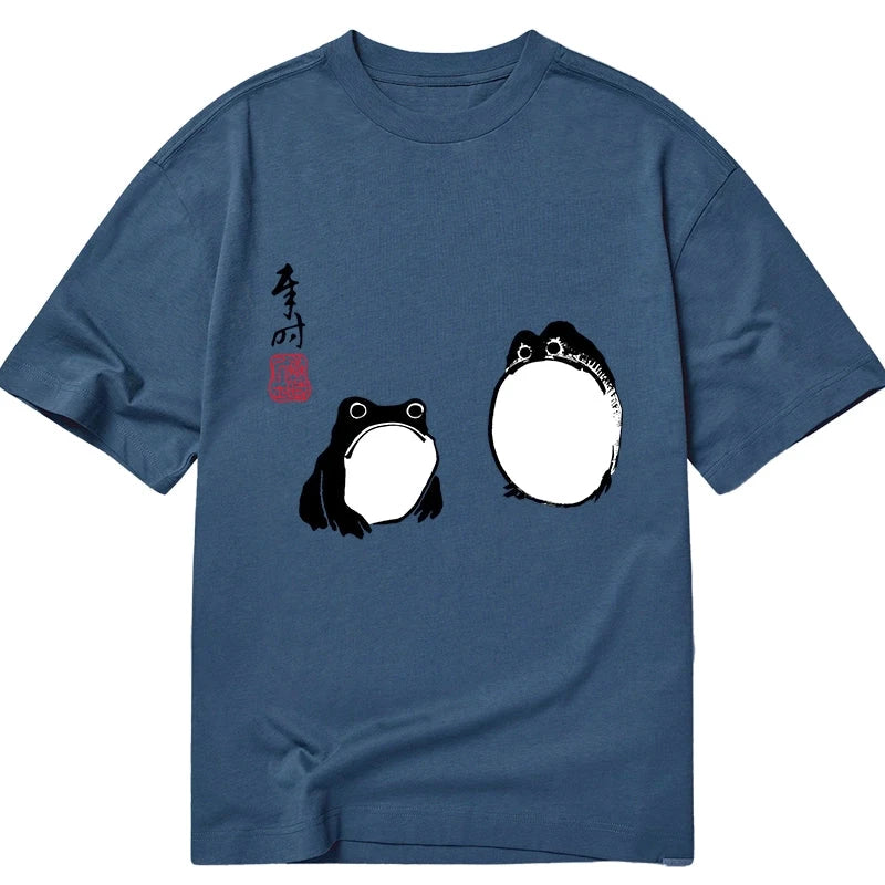 Modecanvas Matsumoto Hoji Frogs Japan DTG Printing Classic T-Shirt-modecanvas