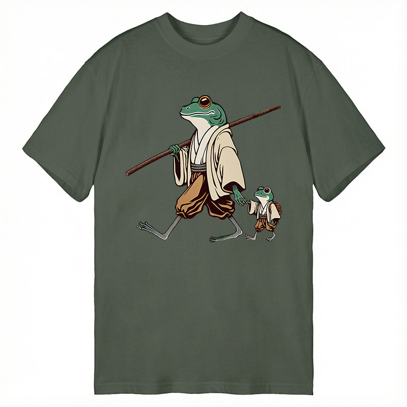 Modecanvas Big Hand Holding Little Hand DTG Printing Classic T-Shirt-modecanvas