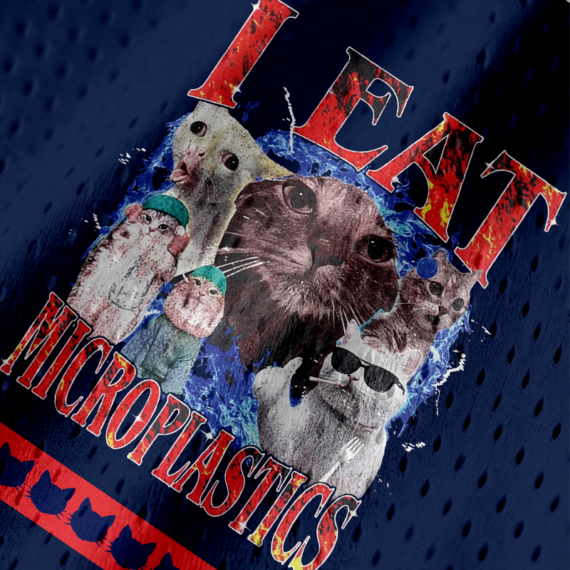 Modecanvas I Eat Microplastics Jersey Tank