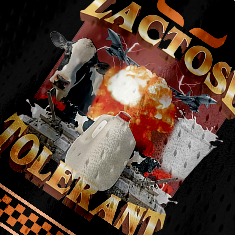 Modecanvas Retro Milk Lactose Tolerant Jersey Tank