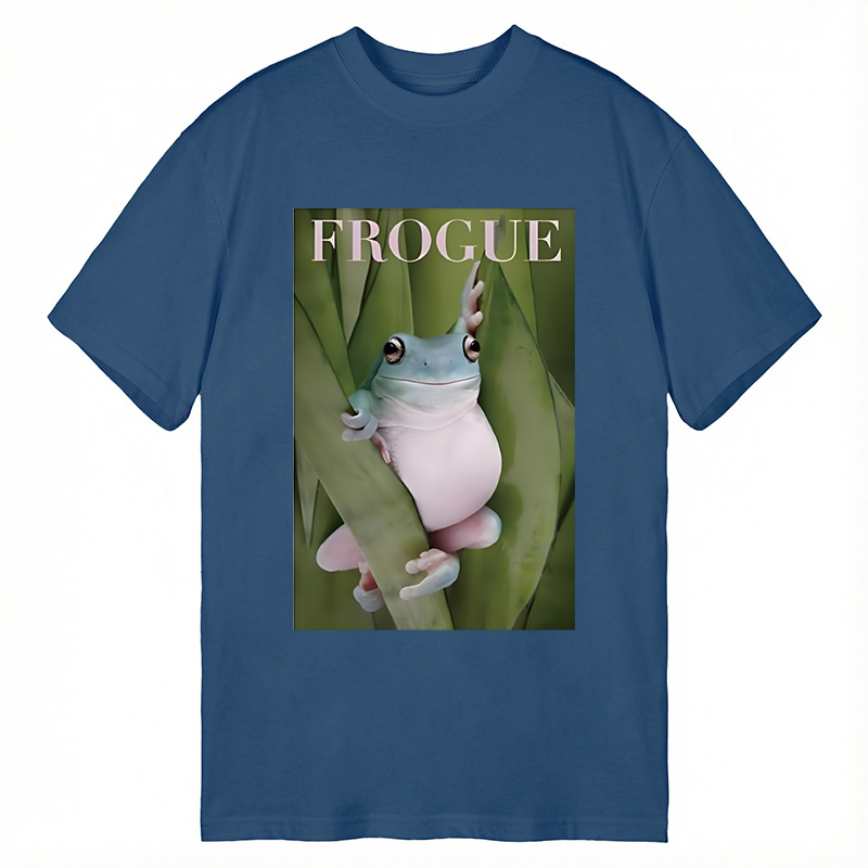 Modecanvas Frogue Internet Meme DTG Printing Classic T-Shirt-modecanvas