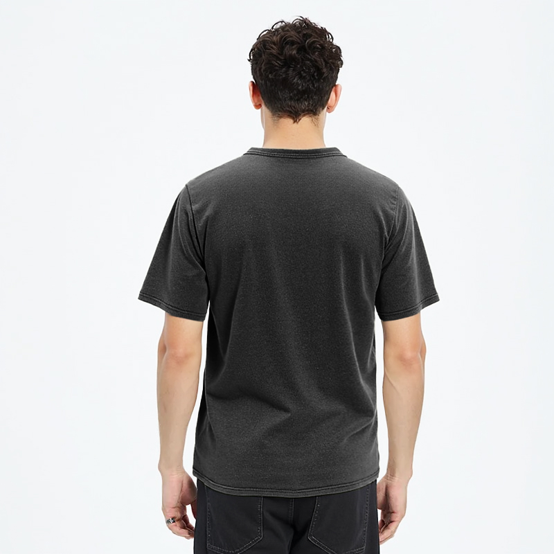 Modecanvas Skeleton Doing Yoga Washed T-Shirt