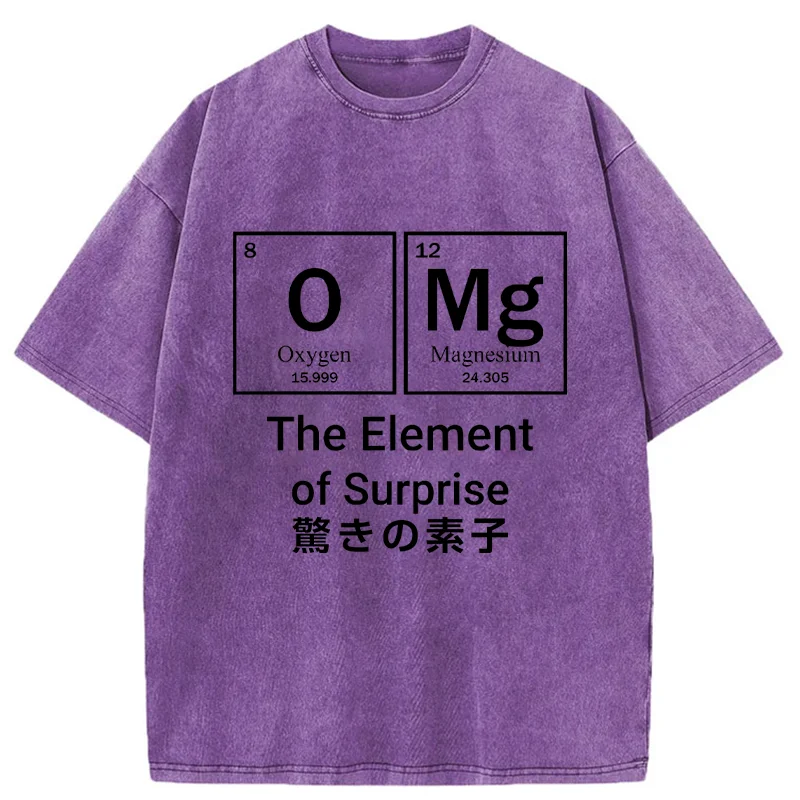Modecanvas The Element Of Surprise Washed T-Shirt