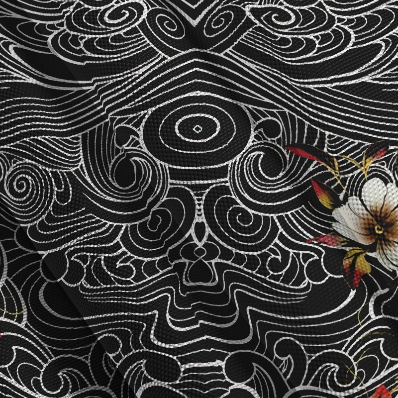 Modecanvas Floral Whirl Hawaiian Shirt