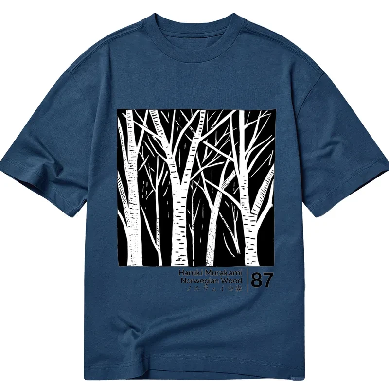 Modecanvas Norwegian Forest Japan DTG Printing Classic T-Shirt-modecanvas