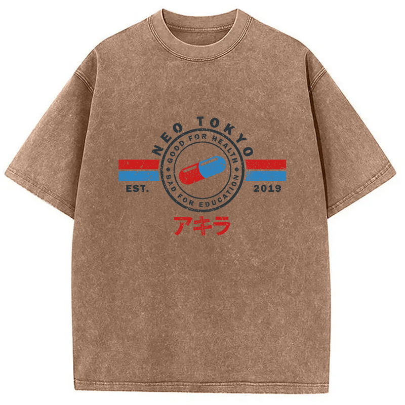Modecanvas The Capsules Neo Tokyo Washed T-Shirt