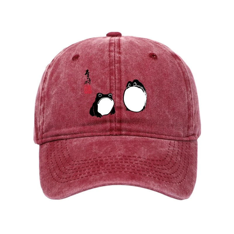 Modecanvas Matsumoto Hoji Frogs Japan Washed Cap-modecanvas