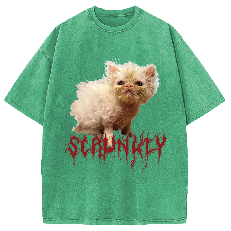 Modecanvas Scrunkly Wisp DTG Printing Washed T-Shirt