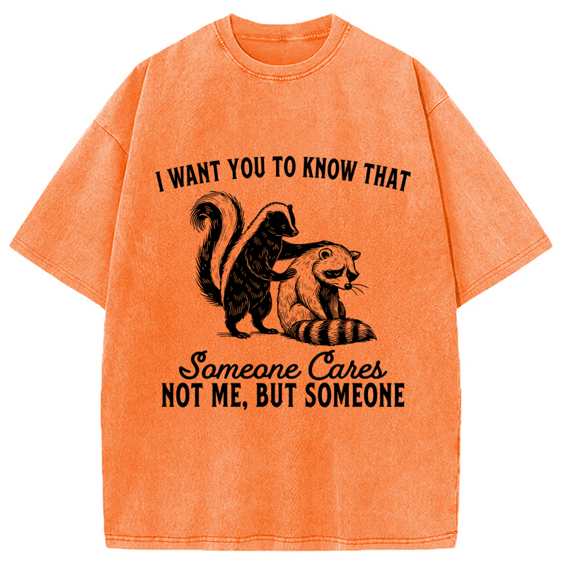 Modecanvas I Want You To Know That Not Me Washed T-Shirt