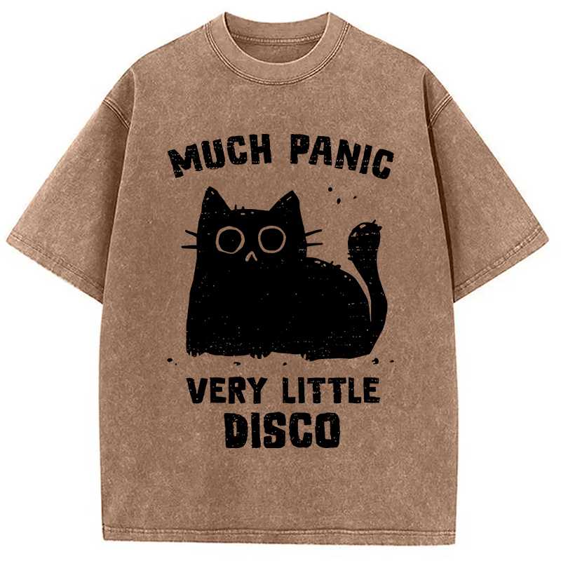 Modecanvas More Disco Funny Washed T-Shirt
