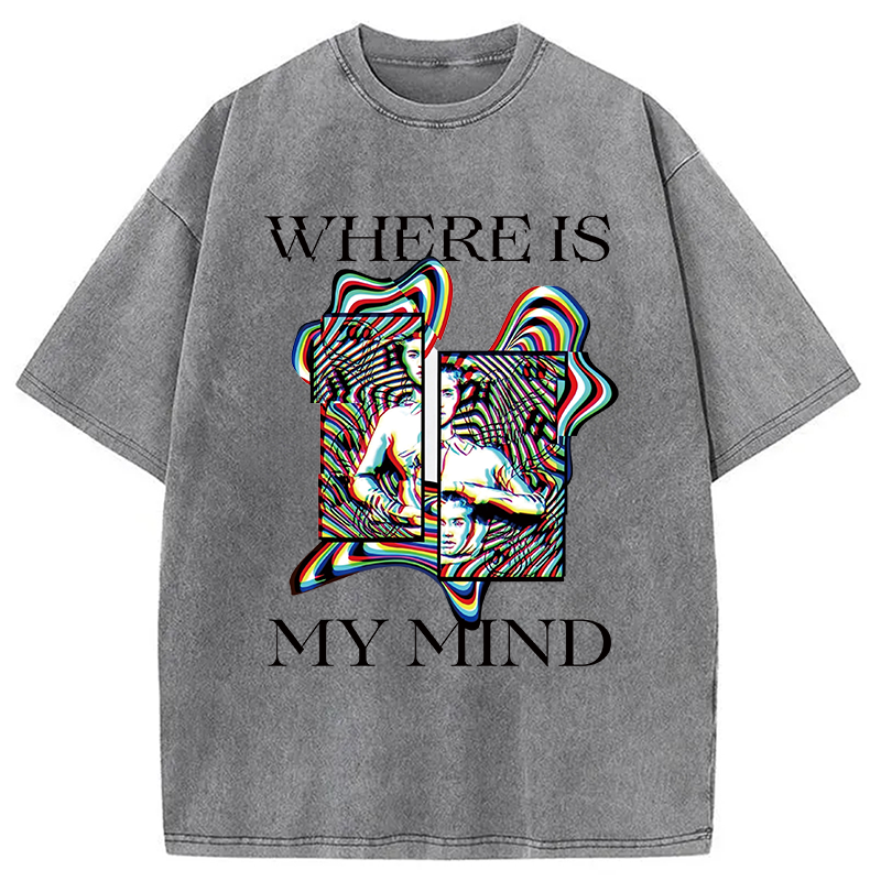 Modecanvas Psychedelic Rave Fashion DTG Printing Washed T-Shirt