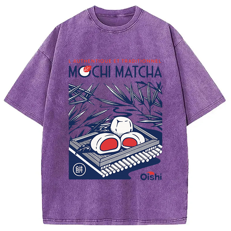 Modecanvas Mochi Matcha Oishi Market Washed T-Shirt