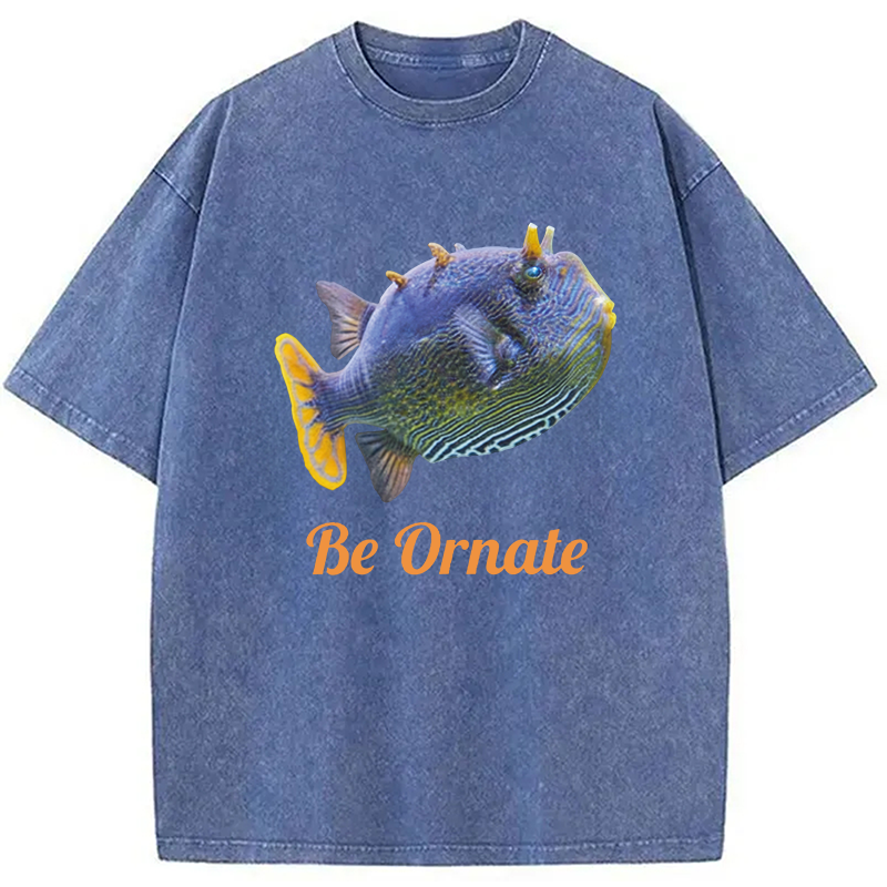 Modecanvas Be Ornate DTG Printing Washed T-Shirt
