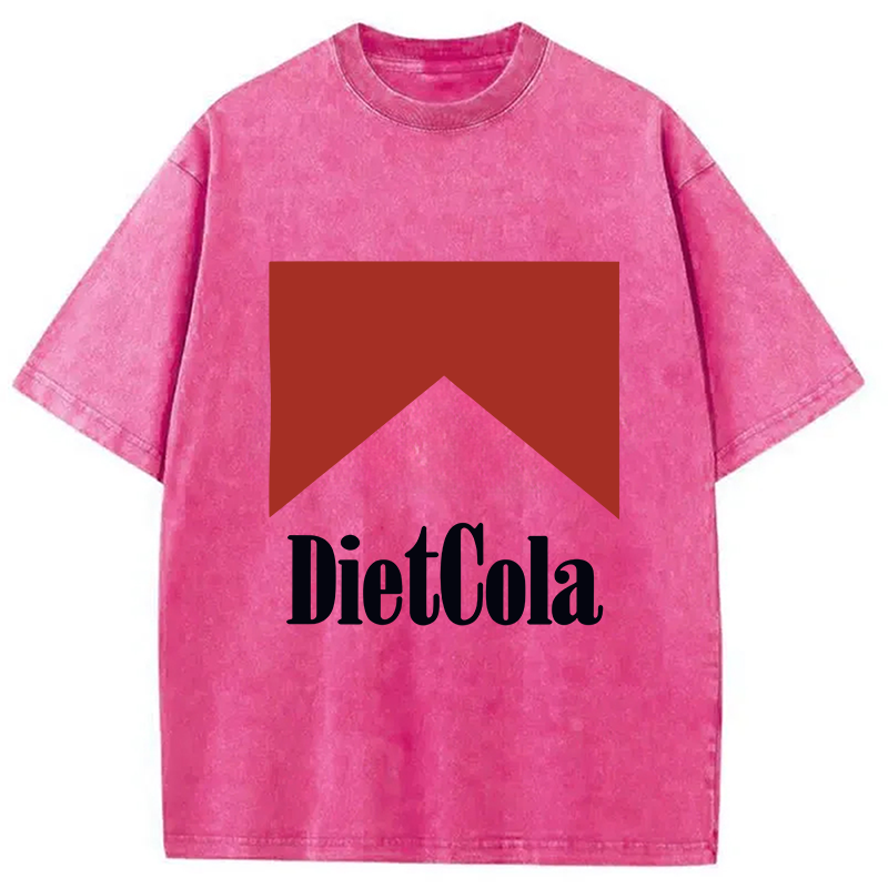 Modecanvas Diet Cola Marlboro Washed T-Shirt