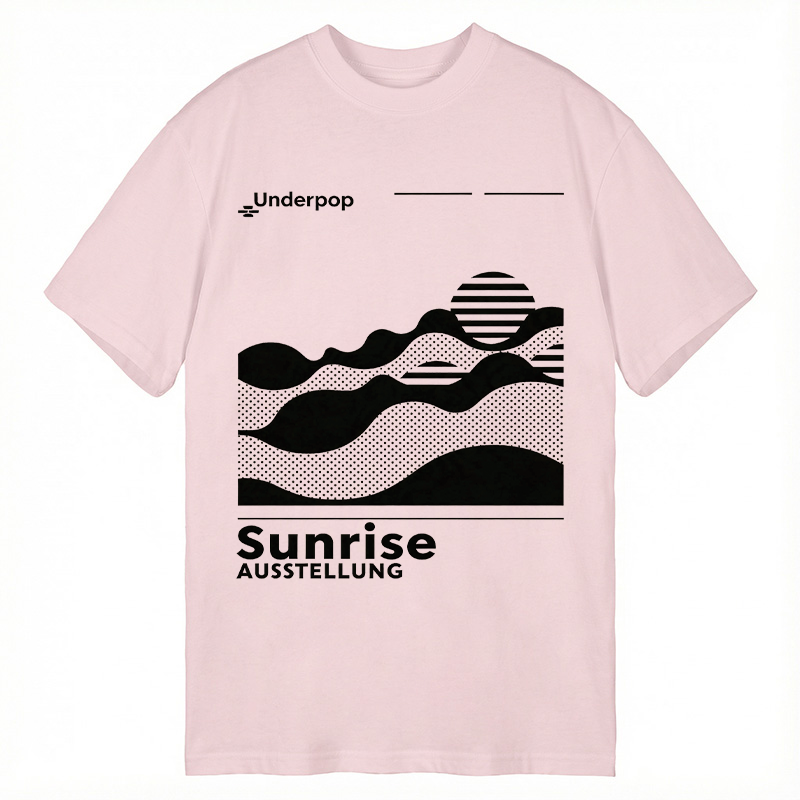 Modecanvas Sunrise DTG Printing Classic T-Shirt-modecanvas