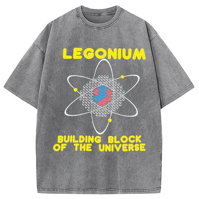 Modecanvas Legonium DTG Printing Washed T-Shirt