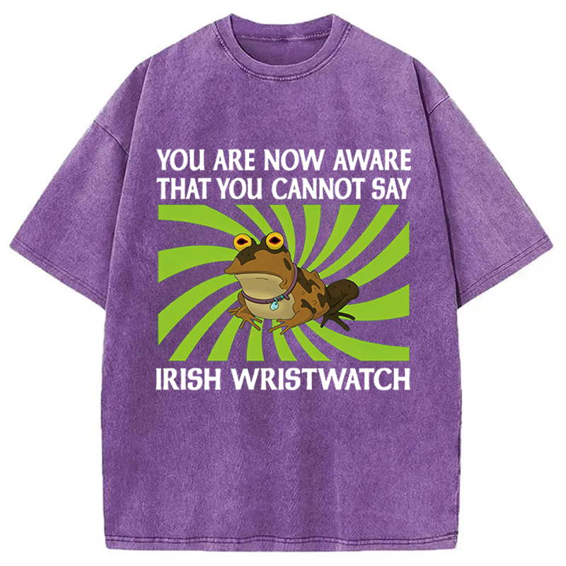 Modecanvas IRISH WRISTWATCH Washed T-Shirt-modecanvas