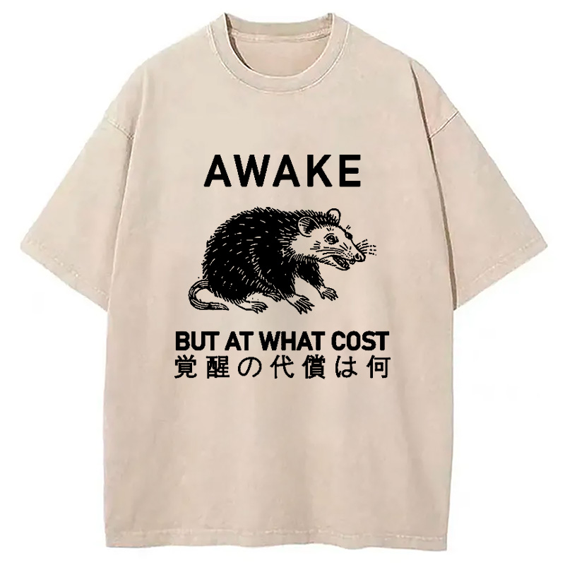 Modecanvas Desperate Possum Washed T-Shirt