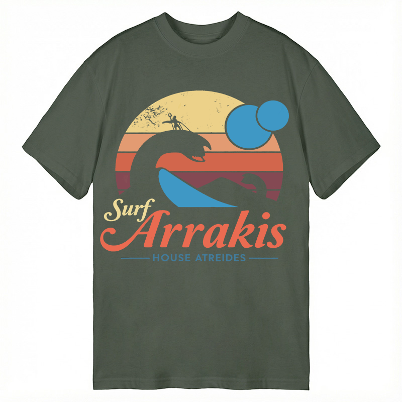 Modecanvas Visit Desert Planet DTG Printing Classic T-Shirt-modecanvas