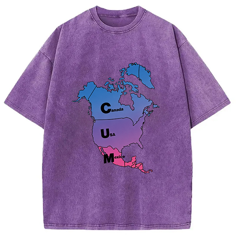 Modecanvas Canada USA Mexico DTG Printing Washed T-Shirt