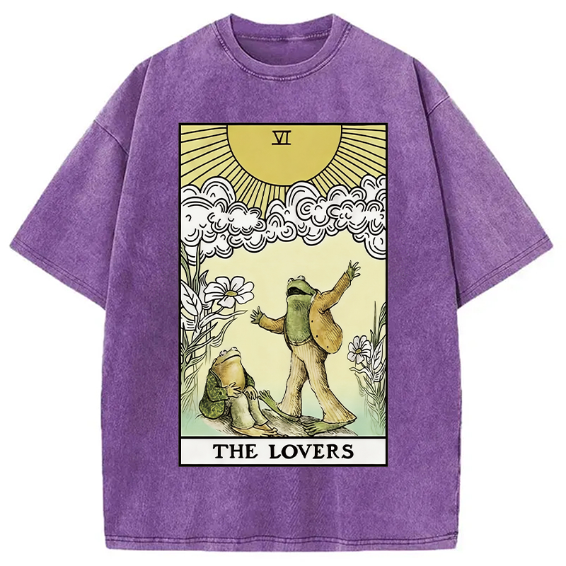 Modecanvas The Lovers Washed T-Shirt