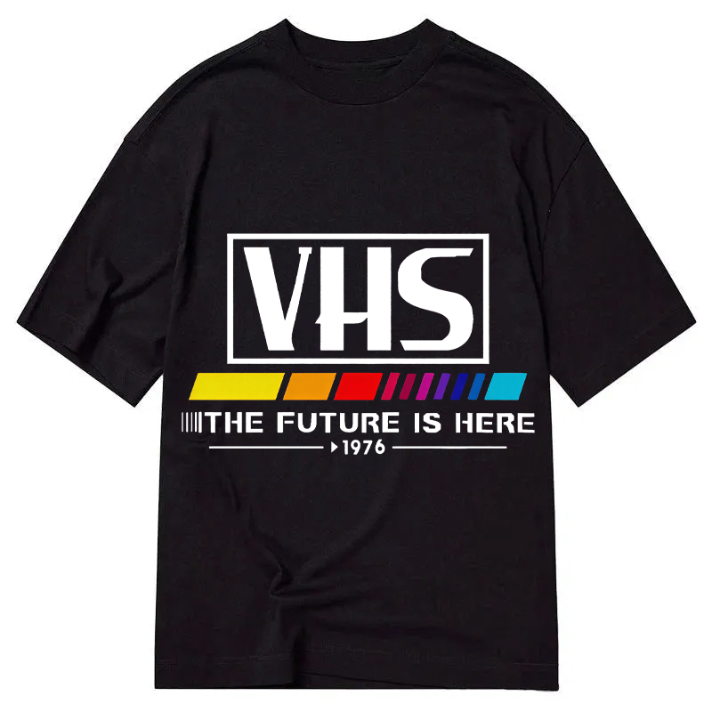 Modecanvas VHS 1976 Vintage DTG Printing Classic T-Shirt-modecanvas