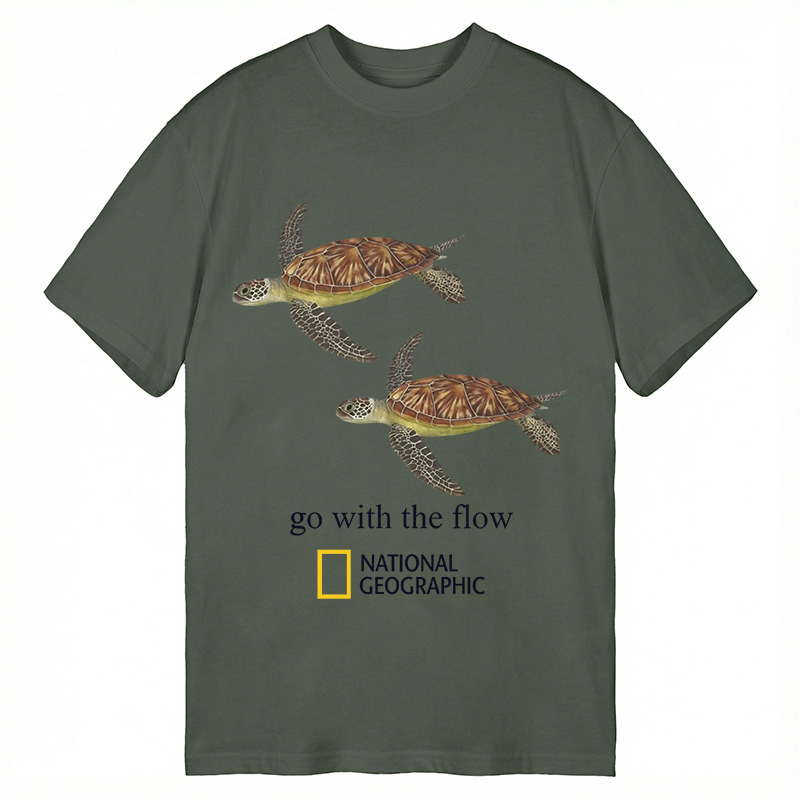 Modecanvas Sea Turtle National DTG Printing Classic T-Shirt-modecanvas