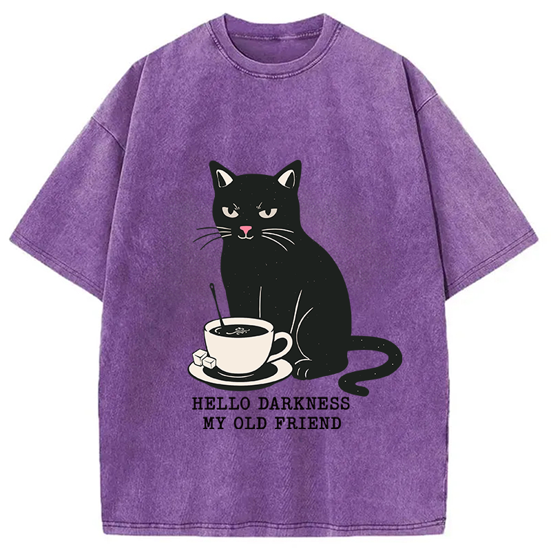 Modecanvas My Old Friend Washed T-Shirt