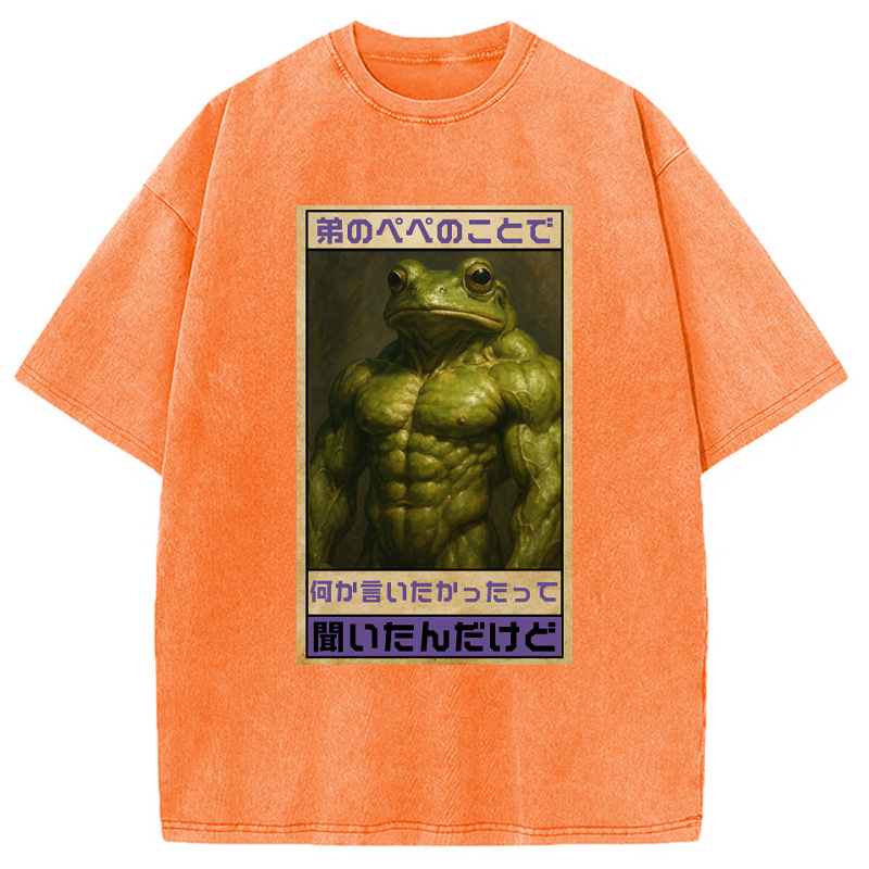 Modecanvas I Heard You Had Something To Say Washed T-Shirt