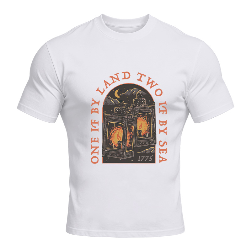 Modecanvas One If By Land Two If By Sea DTG Printing Classic T-Shirt