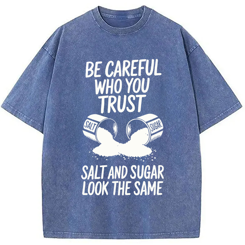 Modecanvas Be Careful DTG Printing Washed T-Shirt