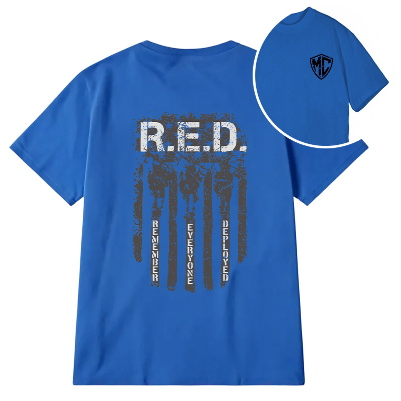 Modecanvas Remember Everyone DTG Printing Back Classic T-Shirt