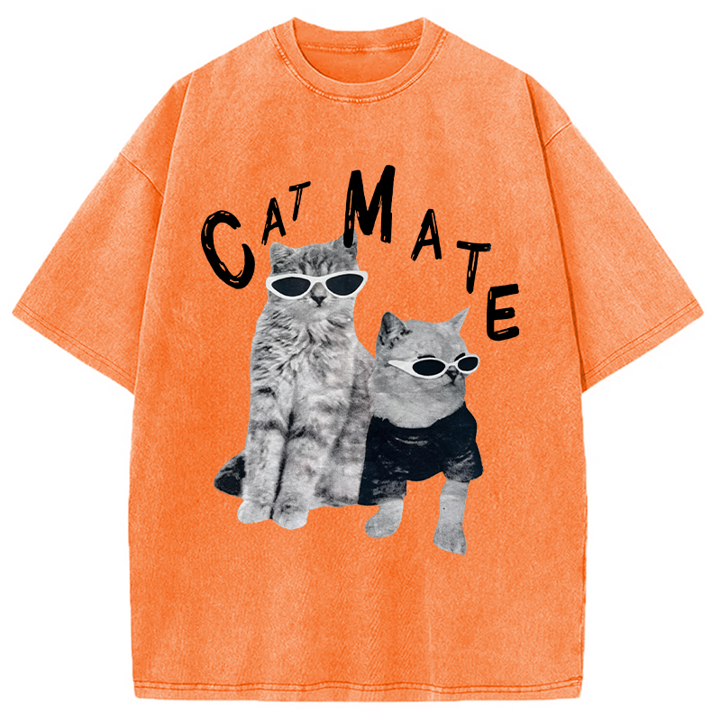 Modecanvas Catmate DTG Printing Washed T-Shirt