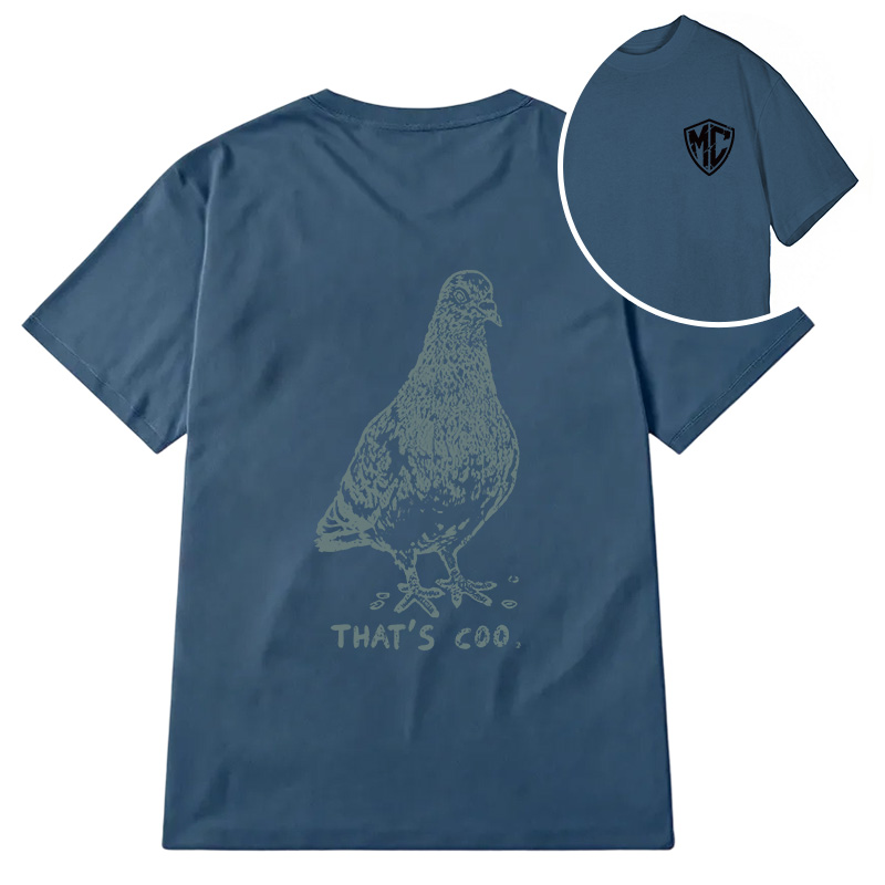 Modecanvas That's Coo Pigeon DTG Printing Back Classic T-Shirt