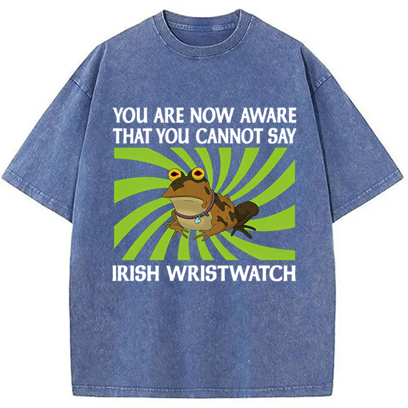 Modecanvas IRISH WRISTWATCH Washed T-Shirt-modecanvas