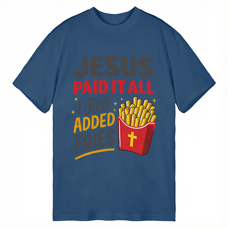 Modecanvas Jesus Paid It All DTG Printing Classic T-Shirt-modecanvas