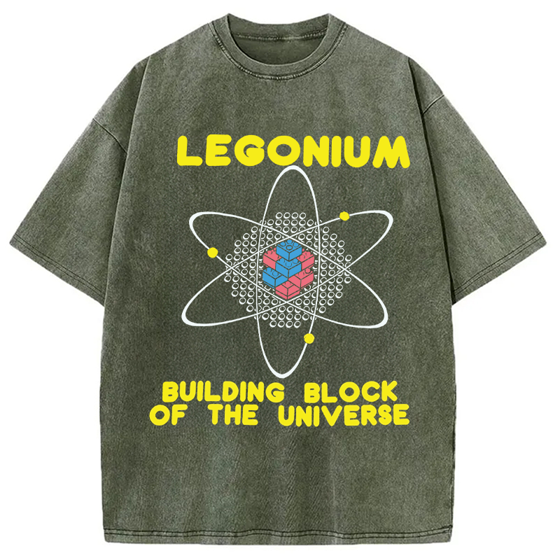Modecanvas Legonium DTG Printing Washed T-Shirt