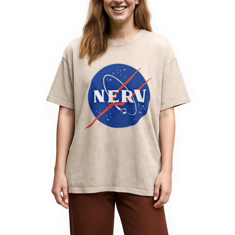 Modecanvas Japanese NERV Washed T-Shirt