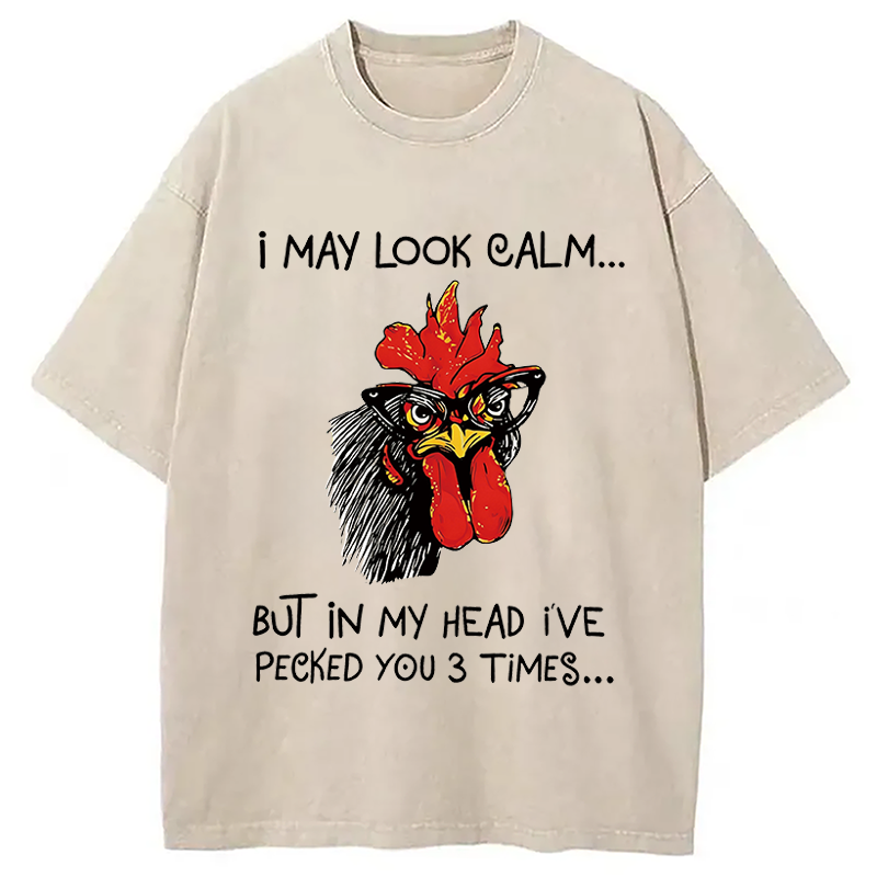 Modecanvas Inner Rebellion DTG Printing Washed T-Shirt-modecanvas