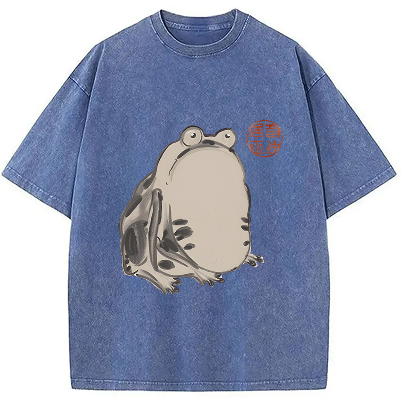 Modecanvas Sai Chu-fu Frog Washed T-Shirt