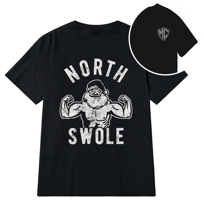 Modecanvas North Swole DTG Printing Back Classic T-Shirt