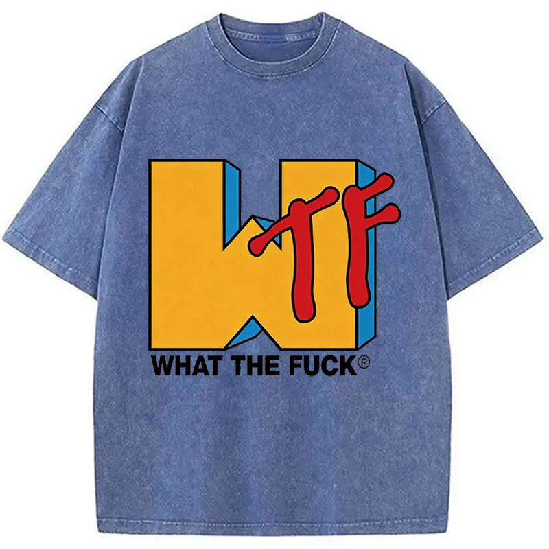 Modecanvas WTF DTG Printing Washed T-Shirt