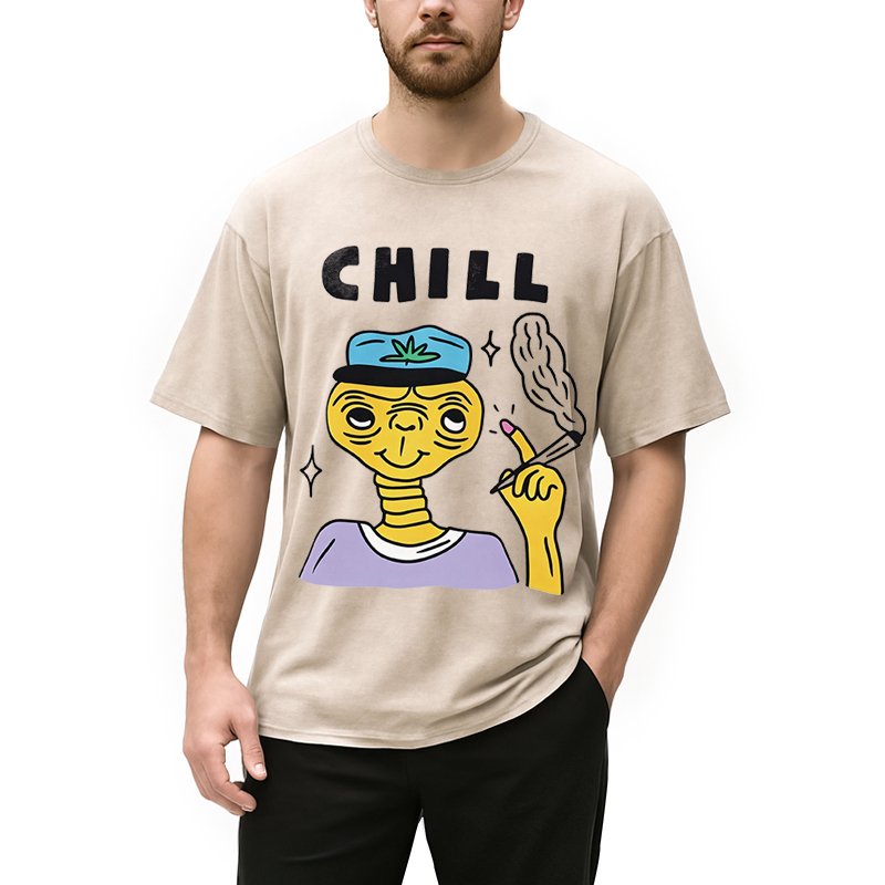 Modecanvas Chill DTG Printing Washed T-Shirt