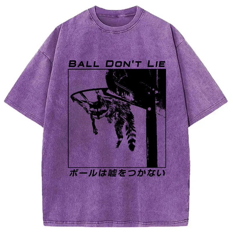 Modecanvas The Ball Doesn't Lie Washed T-Shirt