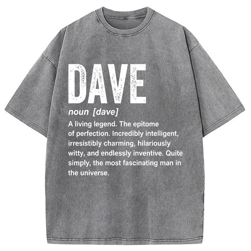 Modecanvas Dave Definition DTG Printing Washed T-Shirt