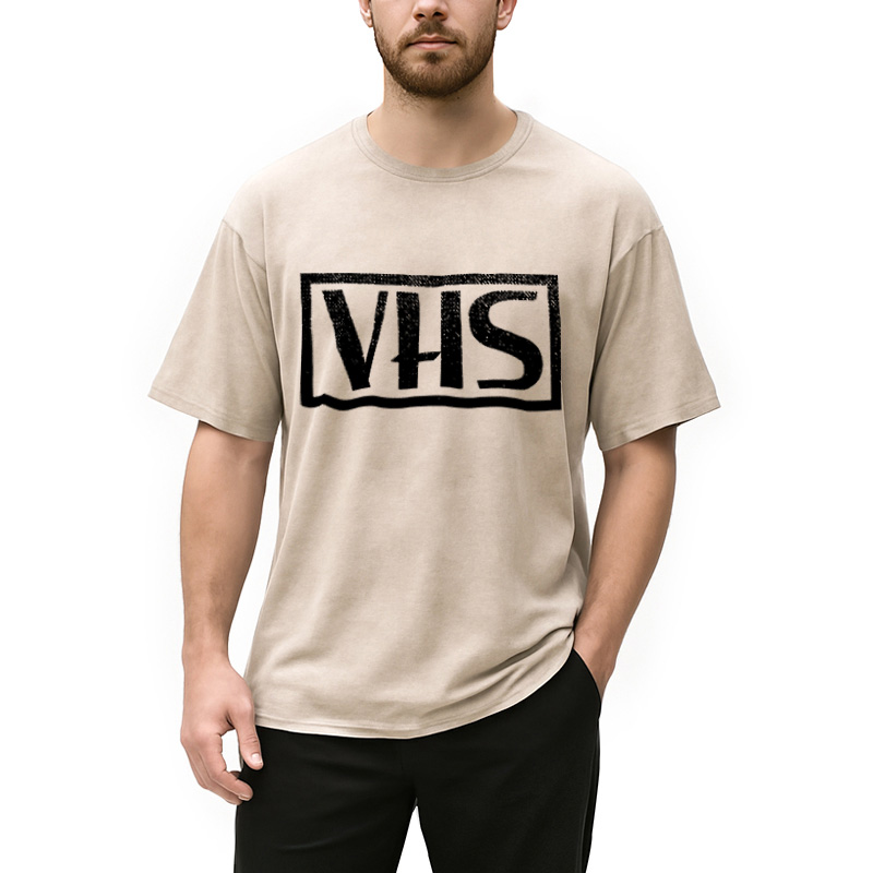 Modecanvas VHS Logo Washed T-Shirt