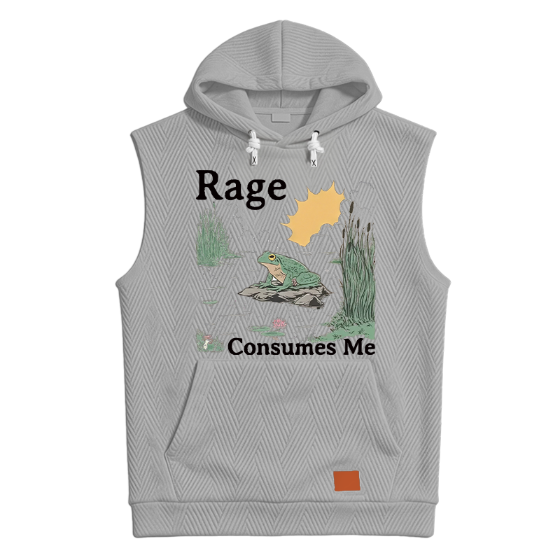 Modecanvas Rage Consumes Me Frog Pond Hooded Tank