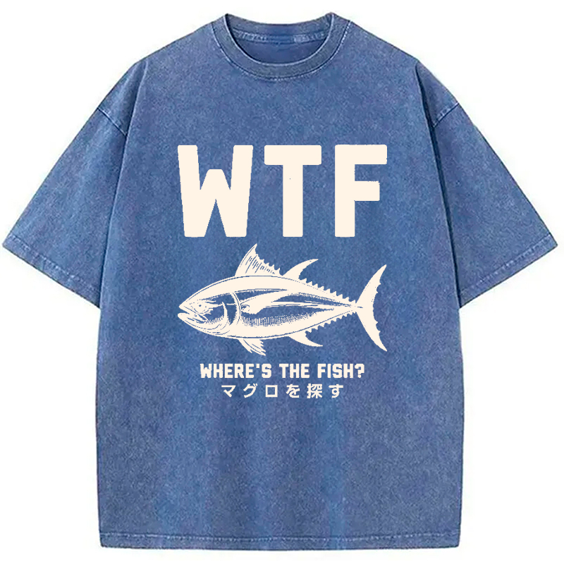 Modecanvas Finding Tuna Washed T-Shirt