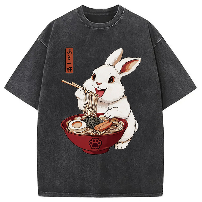 Modecanvas One More Bowl DTG Printing Washed T-Shirt